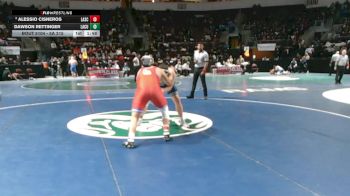 5A 215 lbs Champ. Round 1 - Dawson Rettinger, La Cueva vs Alessio Cisneros, Las Cruces