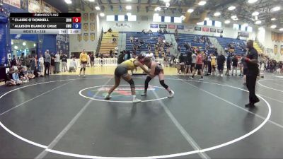 138 lbs Cons. Round 1 - Claire O`Donnell, Unattached vs Allison Blanco Cruz, Cowboy Wrestling Club