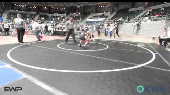 76 lbs Consi Of 8 #2 - Abel Glover, Brushy Wrestling Club vs Tsu-tli Christie-Vangen, Fort Gibson Youth Wrestling