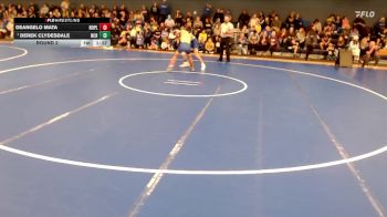 132 lbs Round 2 - Derek Clydesdale, Norton Community HS vs DeAngelo Mata, North Platte