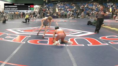 126 lbs Round Of 64 - Abe Coronado, NV vs Austin Carfley, PA
