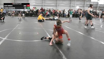 68 lbs Round 3 (6 Team) - Owen Roberts, Donahue WA vs Jack Wentz, Contenders WA Green