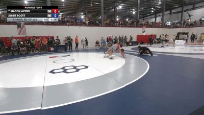 74 kg Champ. Rd Of 128 - Macon Ayers, Virginia vs Jesse Scott, Diplomat Wrestling Club