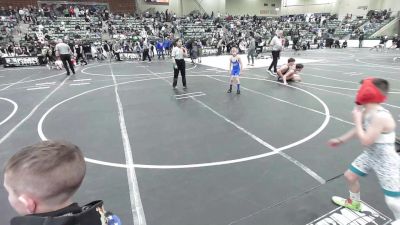 54 lbs 5th Place - Reed Saltenberger, Patriot Mat Club vs Preston Escobedo, Small Town WC