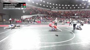 210 lbs Semifinal - Lucas Stephens, Wisconsin vs Ruger Groom-Frey, Excel