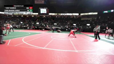 217 lbs Champ. Round 1 - Colt Gamble, WEWA vs Luke Massie Cable, NA
