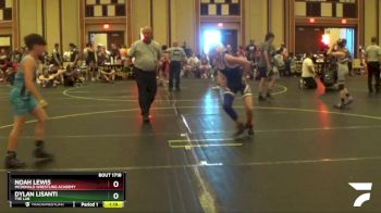 101/107 Round 2 - Noah Lewis, McDonald Wrestling Academy vs Dylan LiSanti, The Lab