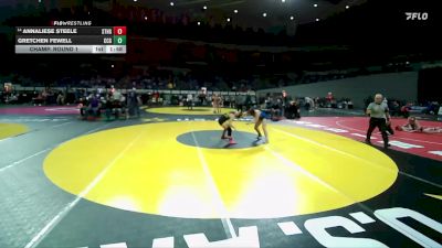 4A/3A/2A/1A Girls 120 Champ. Round 1 - Annaliese Steele, St. Helens Girls vs Gretchen Fewell, Crook County Girls