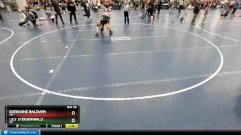 122 lbs Champ. Round 2 - Karianne Baldwin, WA vs Lily Steigerwald, MO