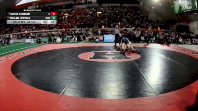 4A 150 lbs 5th Place Match - Chris Schmidt, Timberlake vs Dillan Lerwill, Sugar-Salem