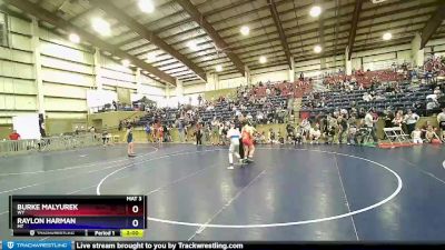 98 lbs Cons. Semi - Burke Malyurek, WY vs Raylon Harman, MT