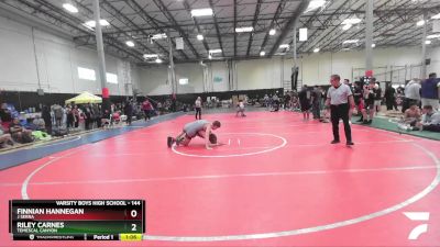 144 lbs Cons. Round 3 - Finnian Hannegan, J Serra vs Riley Carnes, Temescal Canyon