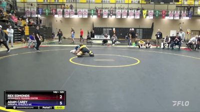 125 lbs 1st Place Match - Rex Edmonds, McDominate Training Center vs Adam Carey, Immortal Athletics WC