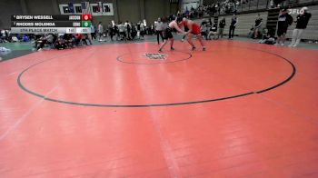 285 lbs 5th Place Match - Brysen Wessell, Jackson vs Rhodes Molenda, Edmond North
