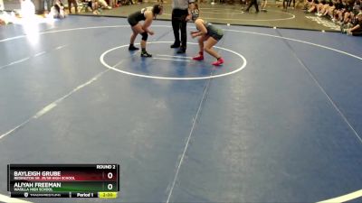 132G Round 2 - Bayleigh Grube, Redington Sr. Jr/Sr High School vs Aliyah Freeman, Wasilla High School