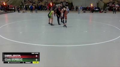 90 lbs Quarterfinal - Ethan Giesbrecht, Tennessee Valley Wrestling vs Gabriel Denton, Blackman Wrestling Club