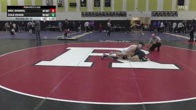165 lbs Round Of 16 - Eric Shindel, Hofstra-unattatched vs Cole Evans, WVU Unattached