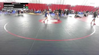 130-131 C Round 2 - Devin Winston, Franklin Central Flashes vs Ricky Alfaro, Batavia