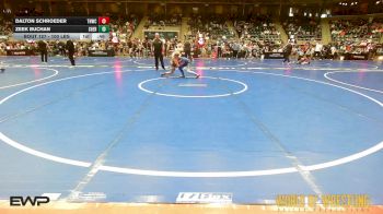 100 lbs Consi Of 8 #1 - Dalton Schroeder, Top Notch Wrestling Club vs Zeek Buchan, Sherman Challengers