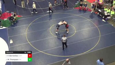 252 lbs Consi Of 4 - Frank Barrientos, Chambersburg vs Matthew Thompson, Philipsburg-Osceola