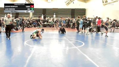 85 lbs Rr Rnd 1 - Logan Bonfilio, Triumph Blue - MSE vs Liam Reeves, ICWL Bruisers Club - MSE