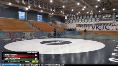 138 lbs Quarterfinal - Marvin Morton, Temecula Valley vs Brady White, Murrieta Valley