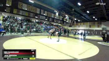 138 lbs Champ. Round 1 - Jack Gregson, San Marino vs Ben Giangrasso, Vacaville