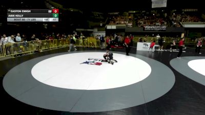 71 lbs Champ. Rd Of 32 - Jude Kelly vs Easton Emigh, Red Bluff Freestyle