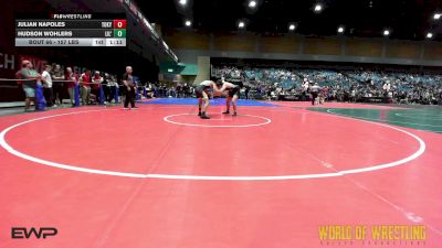 157 lbs Round Of 32 - Julian Napoles, Tokay Wrestling Club vs Hudson Wohlers, Lil' Mavs