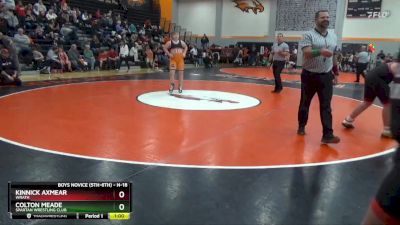 N-18 lbs Round 2 - Colton Meade, Spartan Wrestling Club vs Kinnick Axmear, Wrath