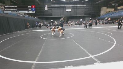 117 lbs Semifinal - Rosalia Rubio, Bellevue vs Angie Bianchi, OSU Cowgirl Wrestling Club