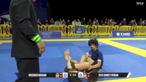 Syed Sameet Rizwan vs Riccardo Marano 2025 Pan IBJJF Jiu-Jitsu No-Gi Championship