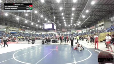 54 lbs 5th Place - Livi-Ana Pacheco, Steel City Reloaded WC vs Jaxson Pierson, No Escape Wrestling