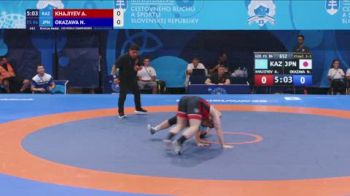 86 kg Final 3-5 - Askhab Khajiyev, Kazakhstan vs Natsura Okazawa, Japan