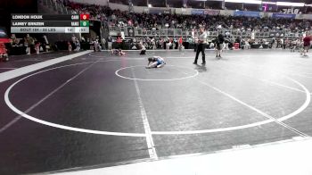 58 lbs Consi Of 8 #2 - London Houk, Carrollton Youth WC vs Lainey Ernzen, Rams WC
