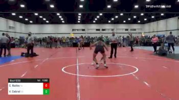 126 lbs Consolation - Carson Bailey, GA vs Vincent Cabral, CO