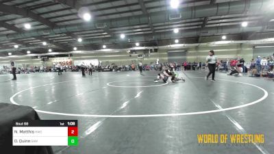 95 lbs Round Of 16 - Nathan Matthis, Headhunters WC vs Donovan Quinn, Simmons Academy Of Wrestling