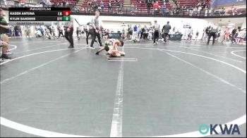73 lbs Quarterfinal - Kasen Antuna, Elgin Wrestling vs Kylin Sanders, Standfast