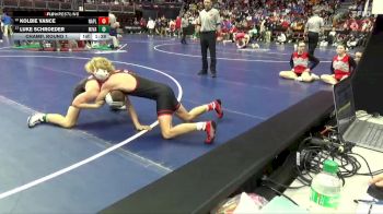 1A-138 lbs Champ. Round 1 - Luke Schroeder, Missouri Valley vs Kolbie Vance, Nashua-Plainfield