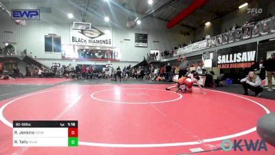 80-98 lbs Rr Rnd 2 - Rylan Jenkins, Fort Gibson Youth Wrestling vs Rayen Tally, Roland Youth League Wrestling