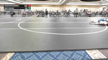 136 lbs Consi Of 4 - Jazzalynn Ramirez, Nomad Wrestling vs Zoey Pulver, Takedown Express