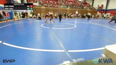 75 lbs Rr Rnd 3 - Abby Owen, Perry Wrestling Academy vs Ruby Chill, Perry Wrestling Academy