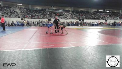 68 lbs Round Of 32 - Otto Vuocolo, Keystone Kids Wrestling Club vs Tatum Hawkins, Noble Takedown Club