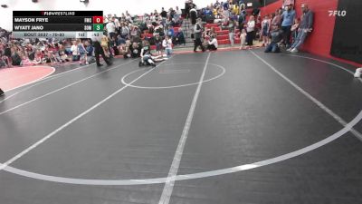70-80 lbs Round 3 - Mayson Frye, Frankfort Mat Club vs Wyatt Jano, Somerset