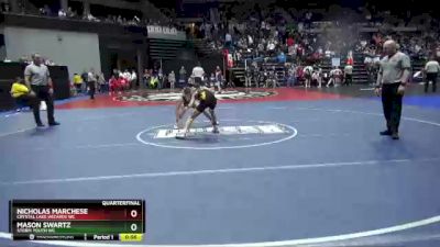 103 lbs Quarterfinal - Nicholas Marchese, Crystal Lake Wizards WC vs Mason Swartz, Storm Youth WC