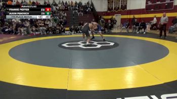 190 lbs 7th Place Match - Jaxon Penovich, St Viator vs Frankie Pieffer, St Edward