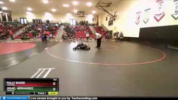 152 lbs Semifinal - Rally Baker, Cascade vs Israel Hernandez, Warden