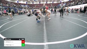 105 lbs Semifinal - Cooper Willard, D3 Wrestling Cluib vs Aiden Mehring, Tecumseh Youth Wrestling