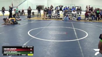 95 lbs Cons. Round 4 - Kartyr Grigspy, Peer Pressure Elite Wrestling vs Victor Venetis, Sandusky Wolves WC