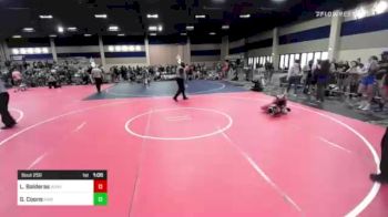 123 lbs Semifinal - Lilyana Balderas, Sunkist Kids/Monster Garage vs Gia Coons, Paw